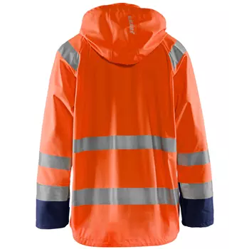 Blåkläder regnjakke Level 1, Hi-vis Orange/Marine