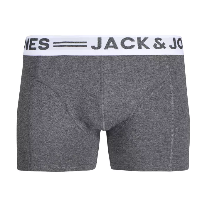 Jack & Jones Sense 3-pak boxershorts, Dark Grey Melange/Ocean Cavern/Black, large image number 2