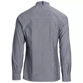 Kentaur modern fit kokke-/service skjorte, Chambray Grå