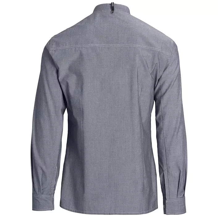 Kentaur modern fit chefs-/service shirt, Chambray Grey, large image number 1