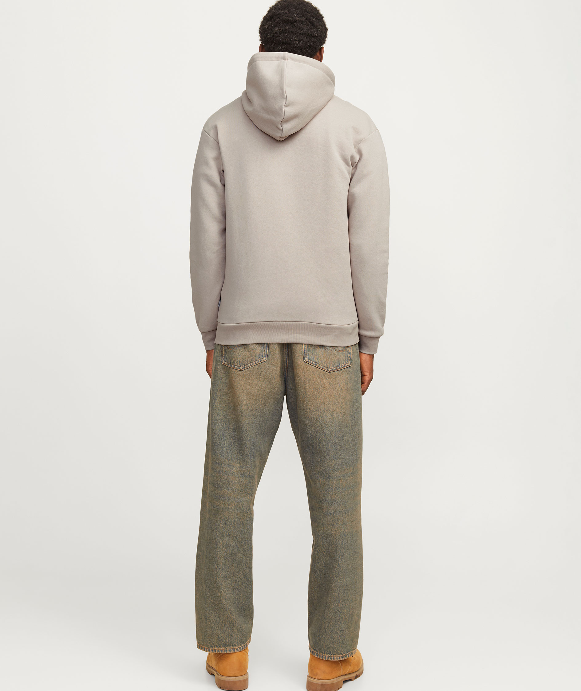 Jack & Jones JJEBRADLEY h&aelig;ttetr&oslash;je med lynl&aring;s, Moonbeam, large image number 2