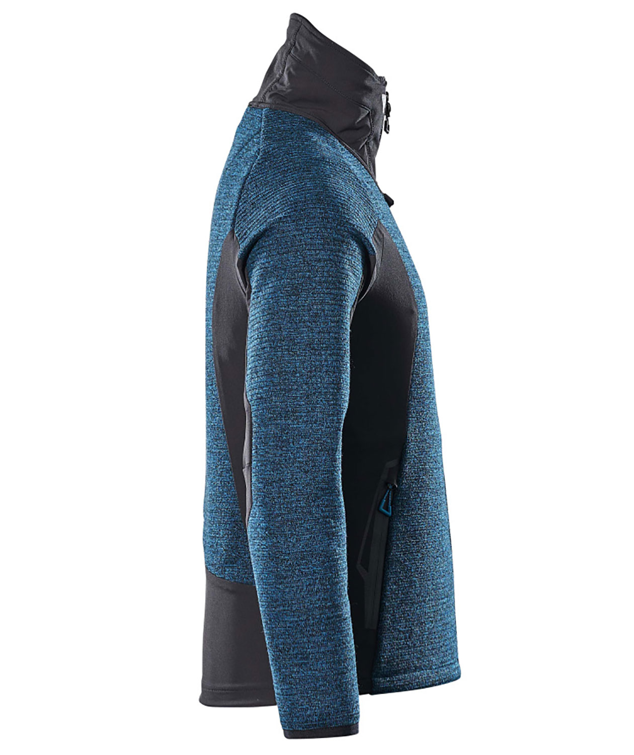 Mascot Advanced strikjakke, M&oslash;rk Petrolium/Sort, large image number 2