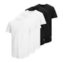 Jack & Jones JACJENS 5-pack T-shirt, White/black Jack & Jones JACJENS 5-pack T-shirt
