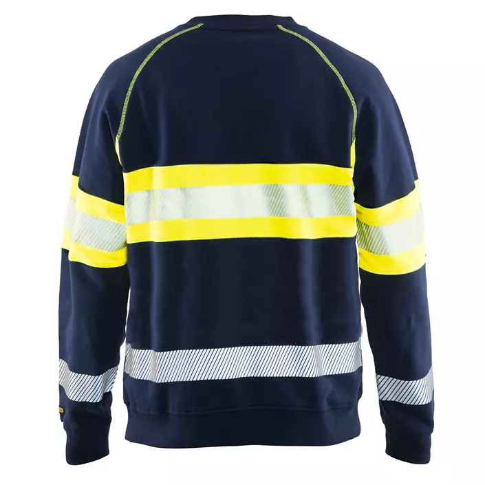 Blåkläder Sweatshirt, Marine/Gelb, large image number 2