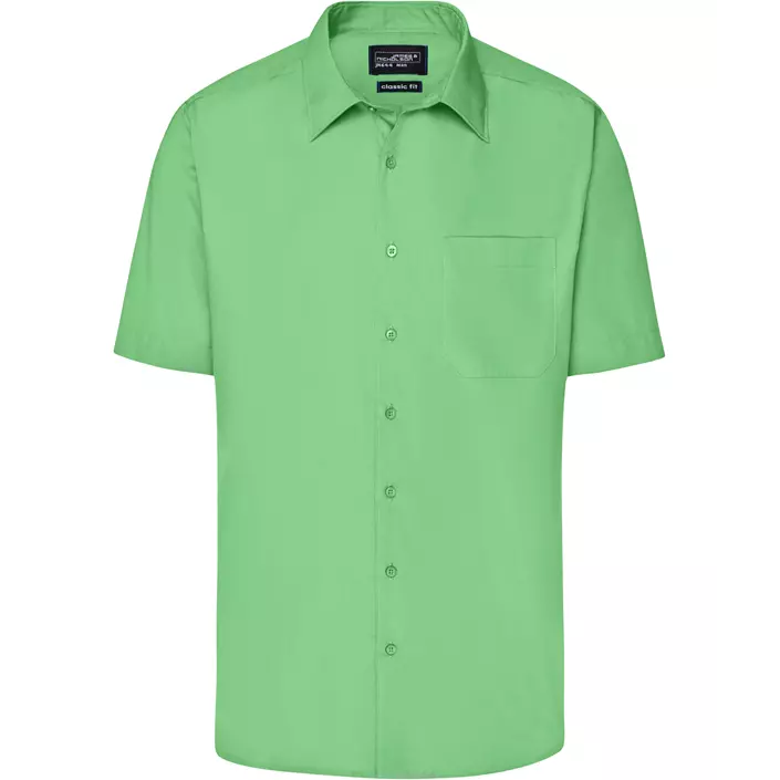 James & Nicholson modern fit kortærmet skjorte, Limegrøn, large image number 0