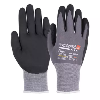 OS Worklife Flexi work gloves, Grey/Black