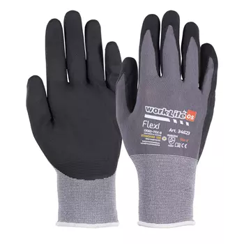 OS Worklife Flexi work gloves, Grey/Black