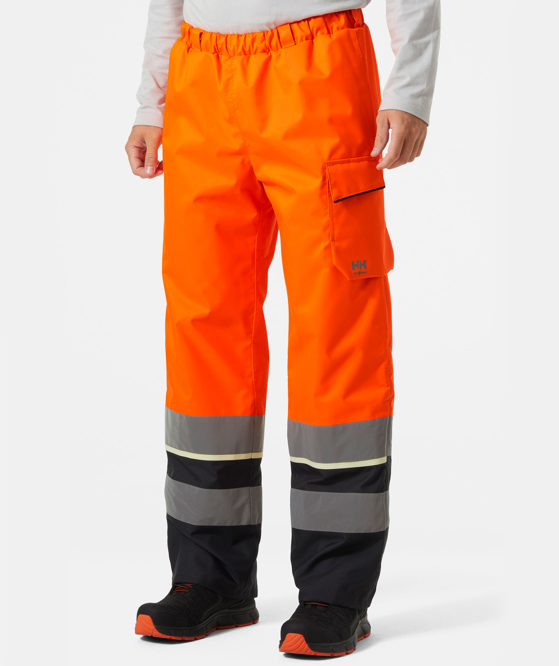 Helly Hansen UC-ME vinterbyxa, Varsel Orange/Ebony, large image number 1