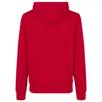 ID hoodie with zipper, Red