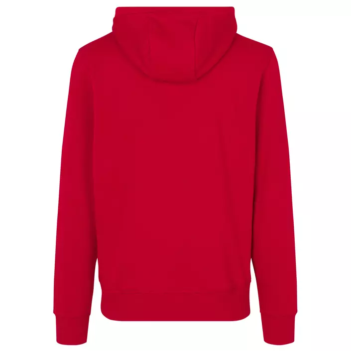 ID hoodie med dragkedja, Röd, large image number 1