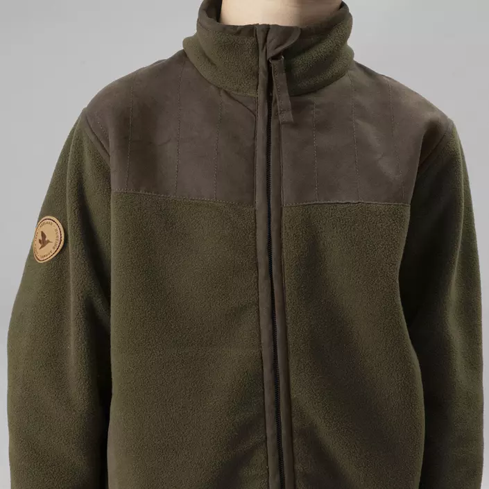 Seeland Bolt fleece jacket for kids, Pine green, large image number 3