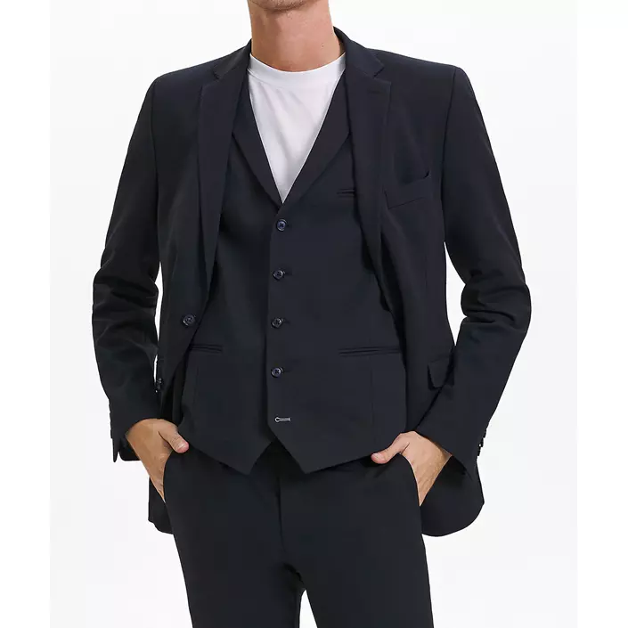 Sunwill Extreme Flex Modern fit blazer, Navy, large image number 1