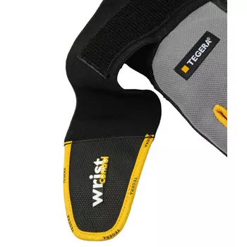 Tegera 9196 wrist-supporting work gloves, Grey/Black/Yellow