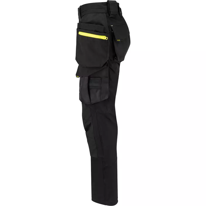 ProJob hantverksbyxa 5564 full stretch dam, Black, large image number 3
