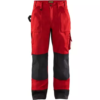 Blåkläder work trousers, Red/Black