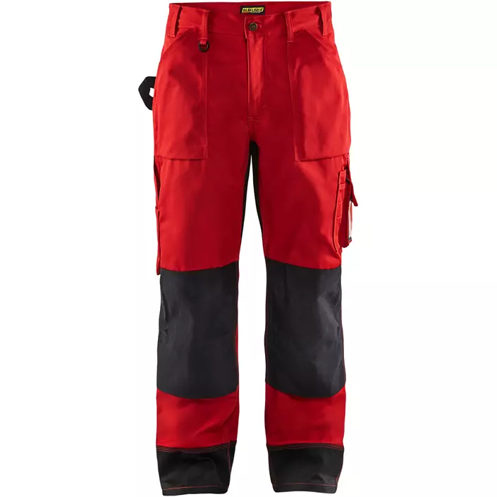 Blåkläder work trousers, Red/Black, large image number 0