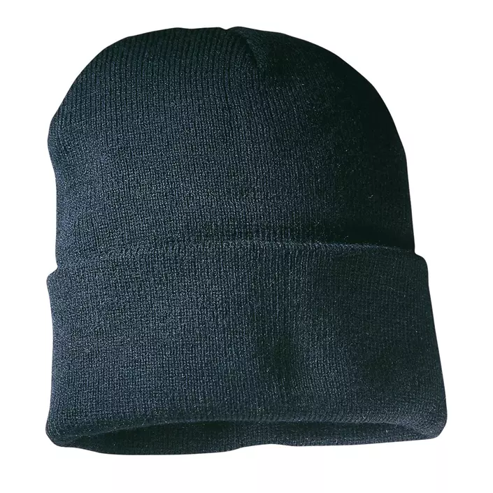 Blåkläder knit hat, Black, Black, large image number 0