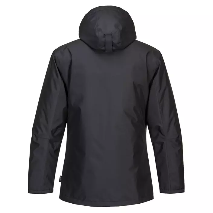 Portwest PW2 winter jacket, Black/Grey, large image number 1