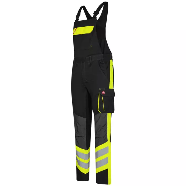 Engel Cargo overall, Svart/Gul, large image number 4