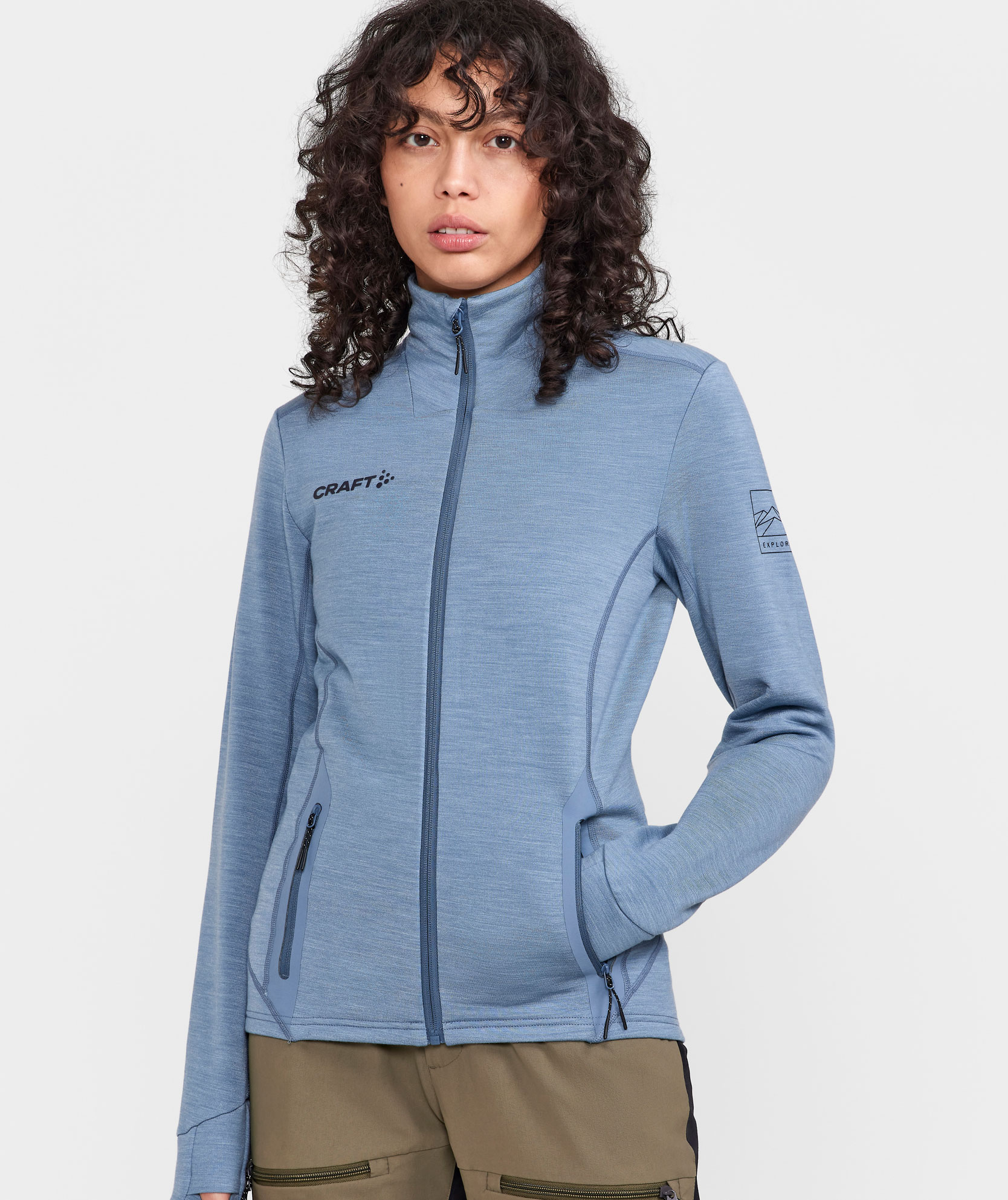 Craft PRO Explore Midlayer dame cardigan