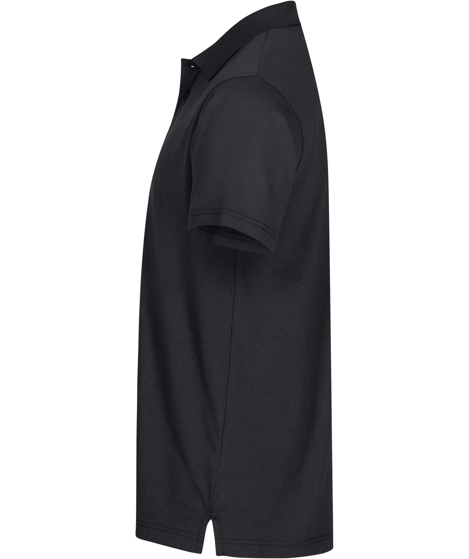 Clique Single Jersey Polo shirt, Black, large image number 2