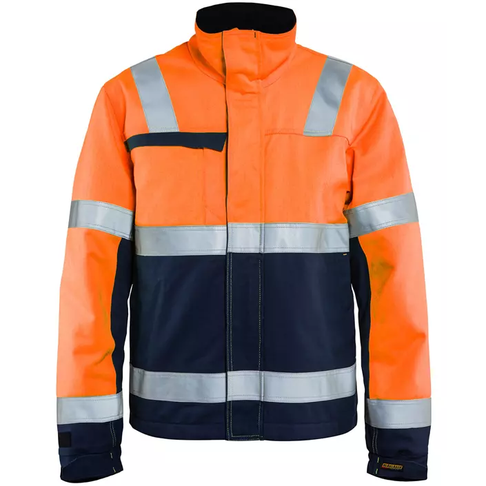 Blåkläder Multinorm vinterjakke, Hi-vis Orange/Marine, large image number 0