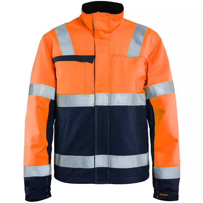 Blåkläder Multinorm vinterjakke, Hi-vis Orange/Marine, large image number 0