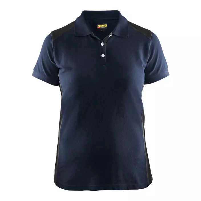 Blåkläder Unite dame polo T-skjorte, Mørk Marineblå/Svart, large image number 0