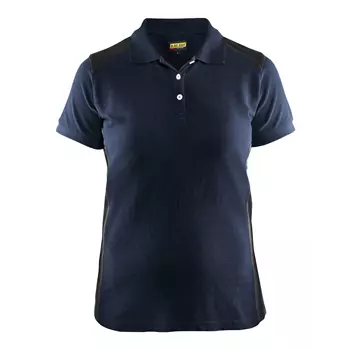 Blåkläder Unite dame polo T-skjorte, Mørk Marineblå/Svart