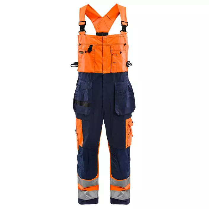 Blåkläder Arbeitslatzhose, Marine/Hi-Vis Orange, large image number 0