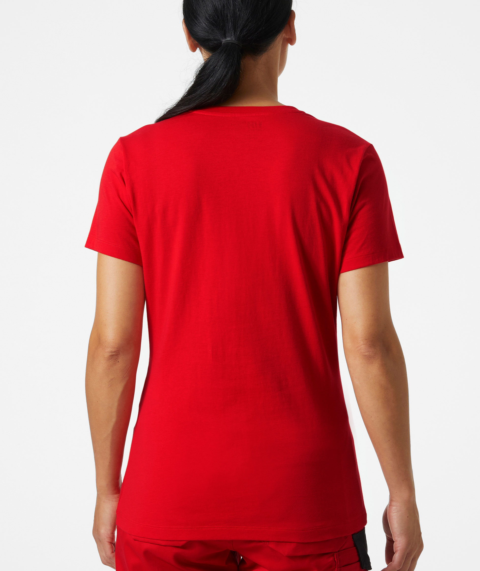 Helly Hansen Classic dame T-shirt, Alert red, large image number 3