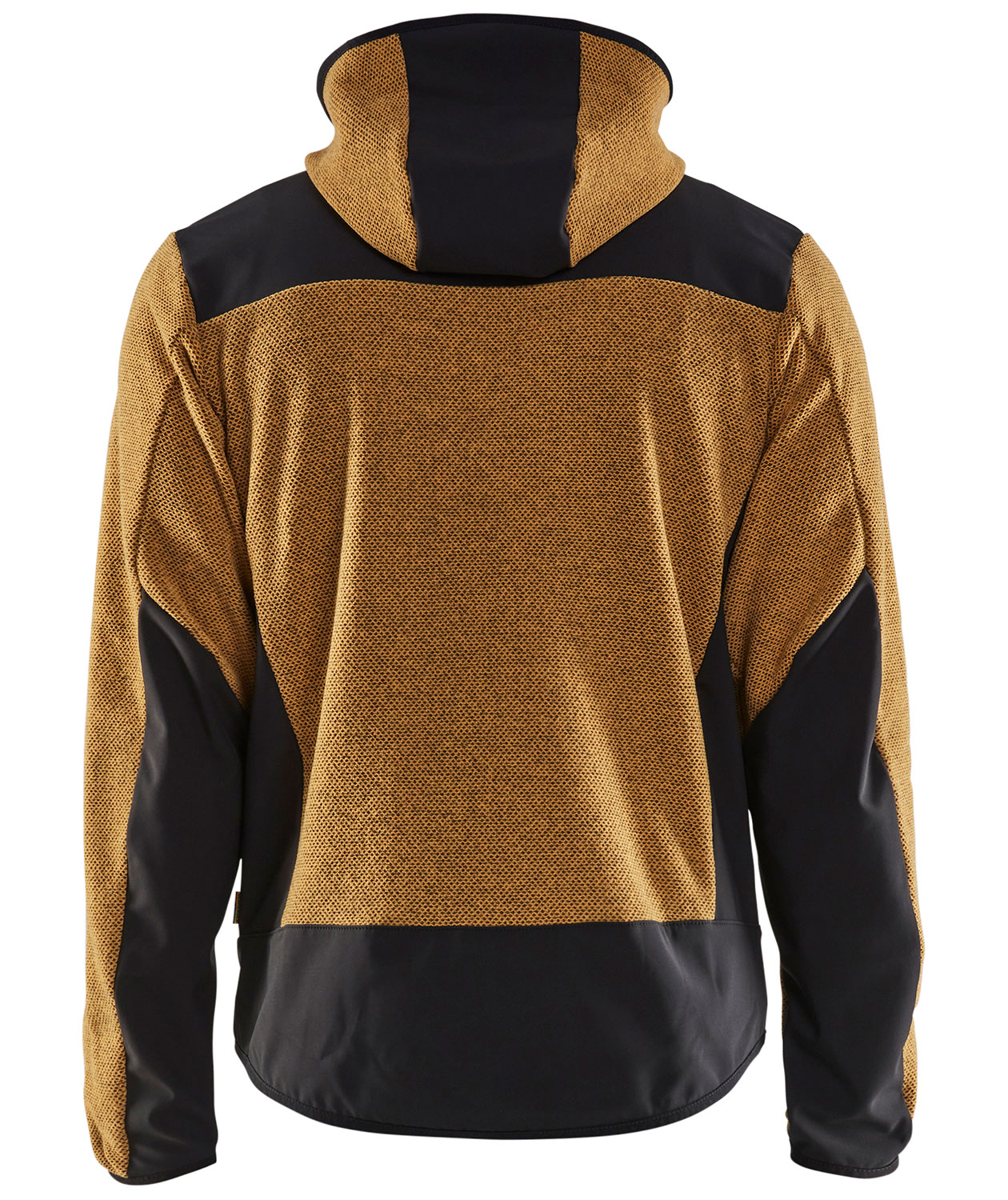 Bl&aring;kl&auml;der knitted jacket, Honey yellow/Black