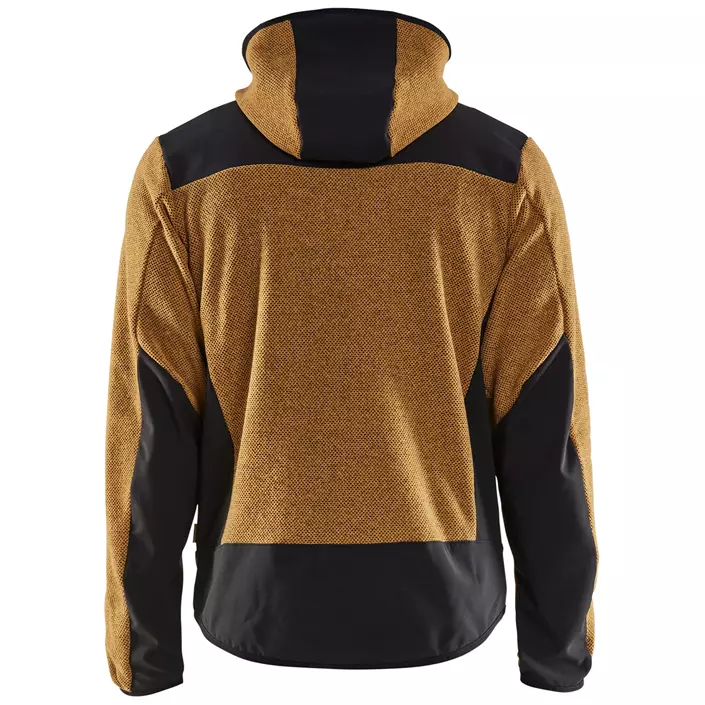 Blåkläder knitted jacket, Honey yellow/Black, large image number 1