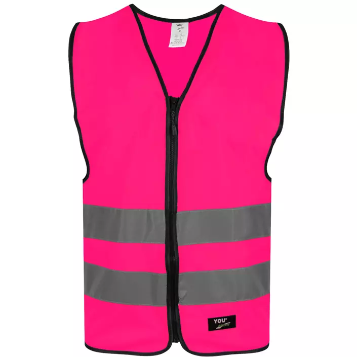 YOU Flen reflective safety vest, Raspberry, large image number 0
