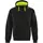 Fristads hoodie 7551 GSM, Svart/Varselgul, Svart/Varselgul, swatch