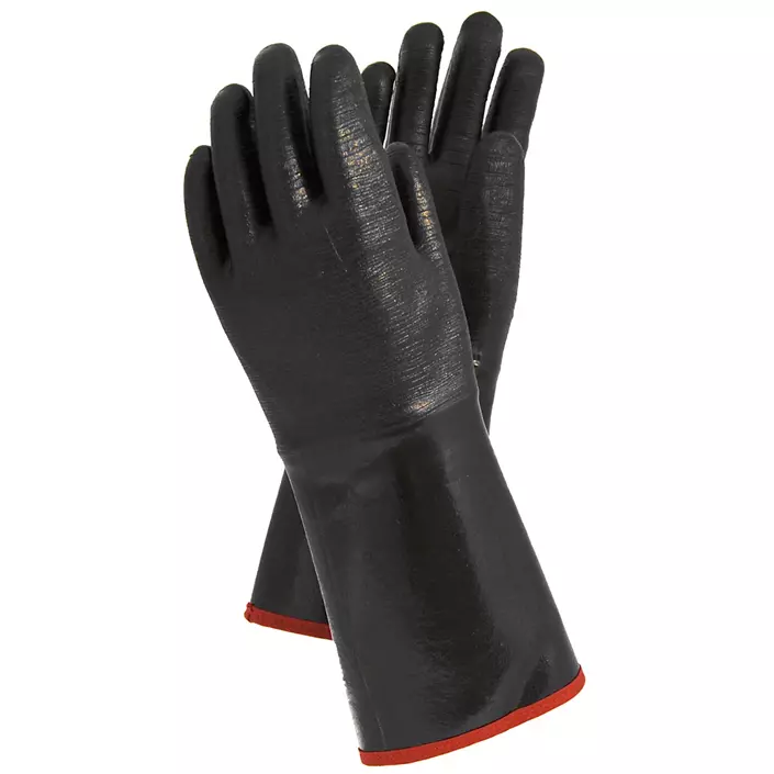 Tegera 494 heat- and chemical protection gloves, Black, Black, large image number 0