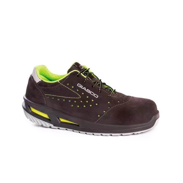 Giasco Mako safety shoes S1P, Black/Green, large image number 0