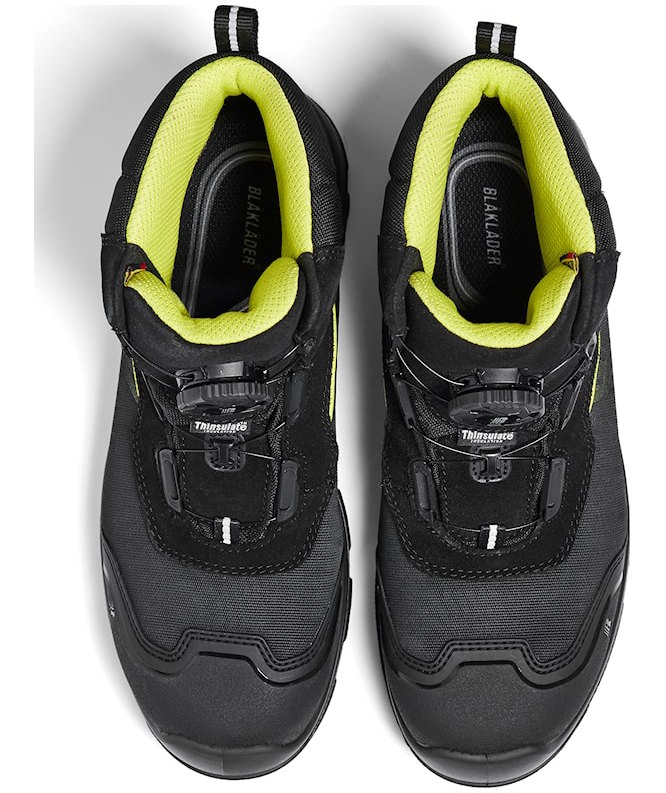 Bl&aring;kl&auml;der Storm sikkerhedsst&oslash;vletter S3, Sort/Hi-Vis Gul, large image number 2