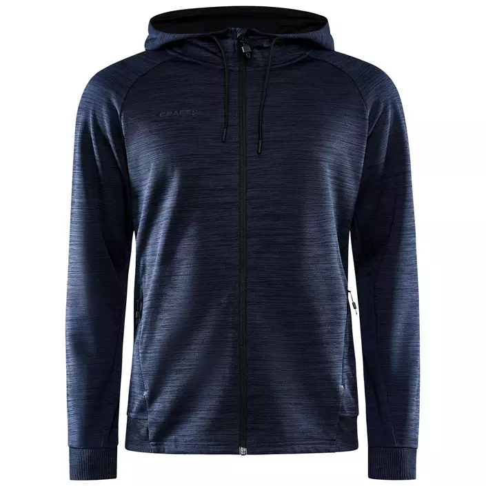 Craft ADV Unify hættetrøje, Mørkeblå Melange, large image number 0