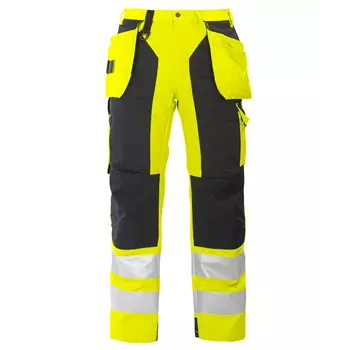 ProJob craftsman trousers 6506, Hi-vis Yellow/Black