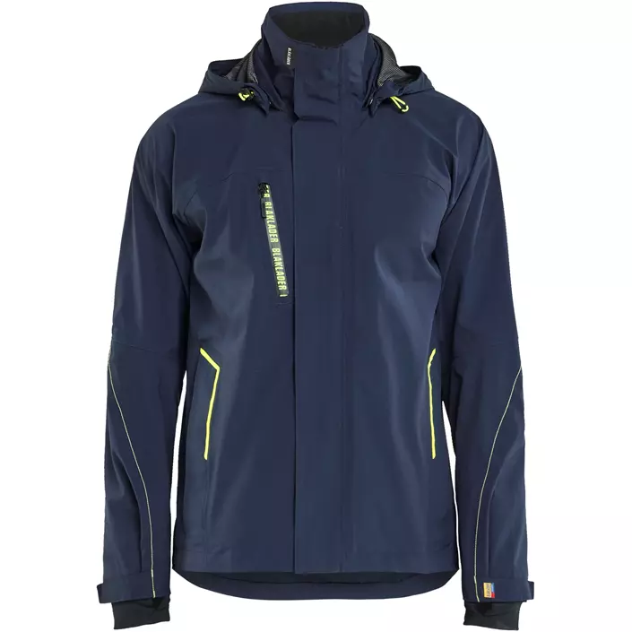 Blåkläder Shelljacke full stretch, Dunkel Marine/Hi-Vis Gelb, large image number 0
