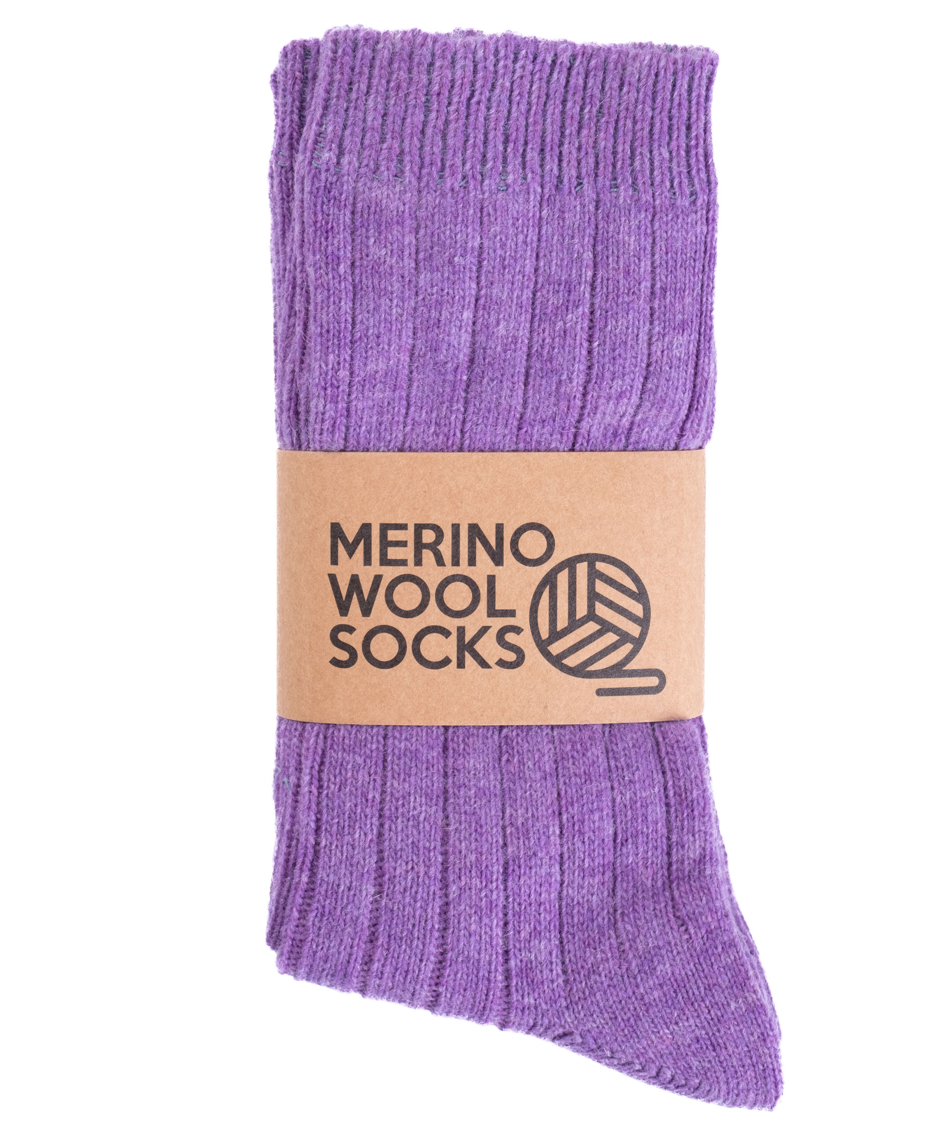 3-pack sokker med merinoull, Lavender