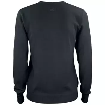 Cutter & Buck Everett women's sweatshirt with merino wool, Black