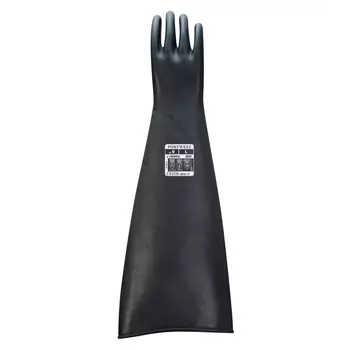 Portwest thick chemical protective gloves in latex, 60 cm, Black