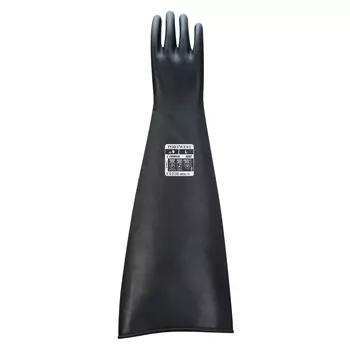 Portwest dicke chemische Schutzhandschuhe aus Latex, 60 cm, Schwarz