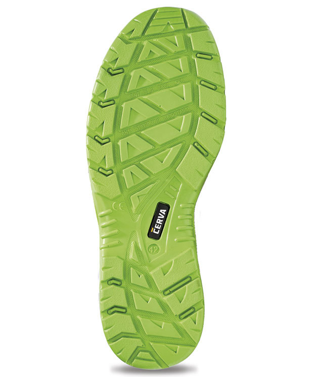 Cerva Halwill Low safety shoes S1P, Black/Green, large image number 1