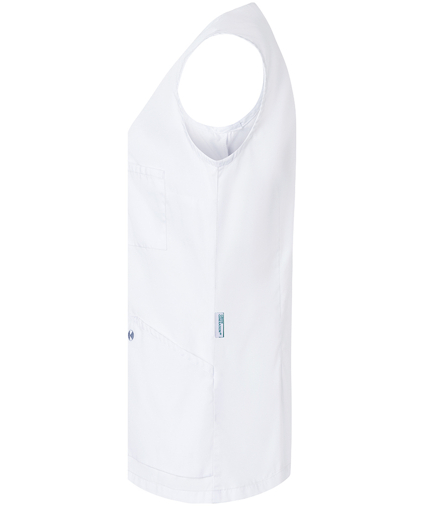 Karlowsky Essential &aelig;rmel&oslash;s dame tunika, White , large image number 2