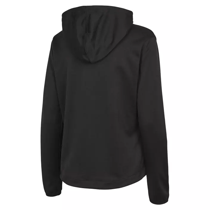 IK hoodie med blixtlås till barn, Black, large image number 1