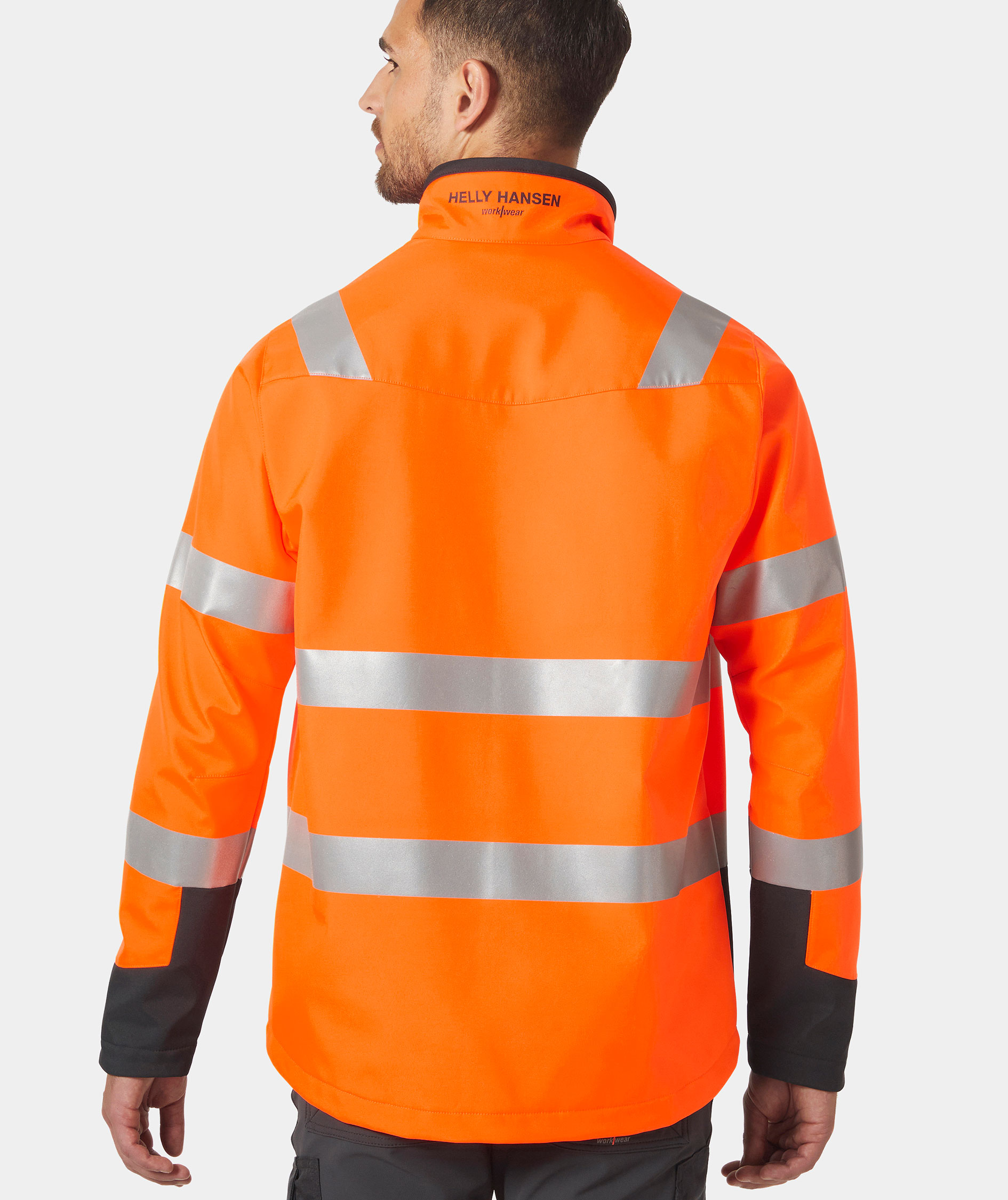 Helly Hansen Alna 2.0 softshell jacket, Hi-vis Orange/charcoal, large image number 3