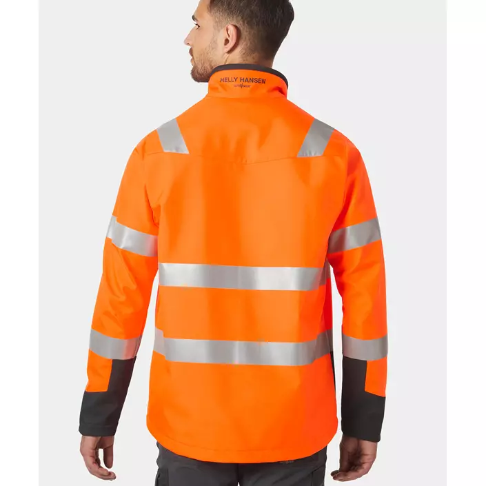 Helly Hansen Alna 2.0 softshell jacket, Hi-vis Orange/charcoal, large image number 3